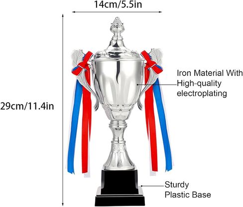 Gold Silver Bronze Trophy Award Cup Metal Trophy Cup for Soccer Basketball Sports Competitions Championships Award Ceremony Celebration Party Gift in Saudi Arabia