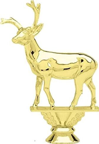 Crown Awards Buck Deer Trophies, Personalized Purple Buck Deer Trophy with Custom Engraving Prime in Saudi Arabia