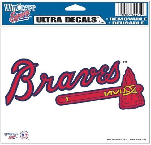 Atlanta Braves Logo Ultra Decal Window Cling in Saudi Arabia