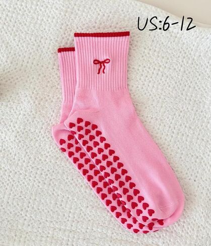 Women Pilates Non Slip yoga socks, ballet sports cherry fitness hospital rehabilitation slipper Socks in Saudi Arabia