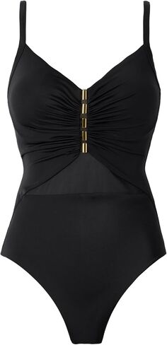 Miraclesuit ملابس السباحة النسائية شبكة الأخبار Underwire Tummy Control Mariposa قطعة واحدة ملابس السباحة in Saudi Arabia
