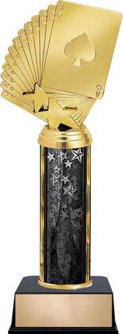 جائزة جائزة Black Star Trophy للعبة Bridge Card مقاس 11 بوصة قابلة للتخصيص، أنقش الآن in Saudi Arabia