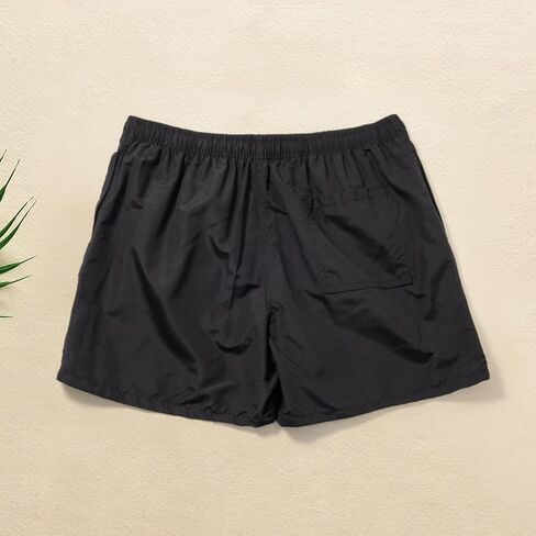 Men's Casual Beach Shorts Non-Elastic Waist Fashion Pajama Pants with Pockets Jogging Walking, Swimming Shorts in Saudi Arabia