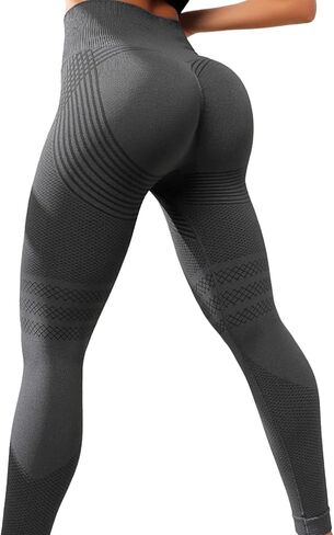 Resistance Band Leggings, High Waisted Butt Lifting Tummy Control Yoga & Gym Workout Pants in Saudi Arabia