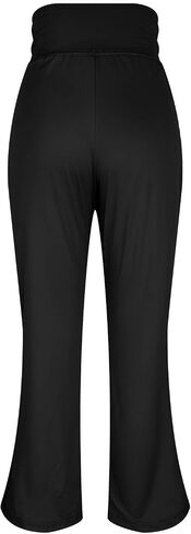 Fleece Lined Leggings Women Tummy Control High Waisted Bootcut Flare Leggings Winter Thermal Yoga Pants with Pockets in Saudi Arabia