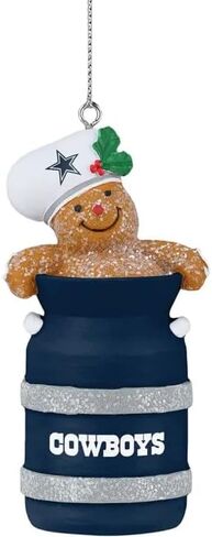 NFL FOCO Dallas Cowboys Milk Jug Holiday Christmas Ornament in Saudi Arabia