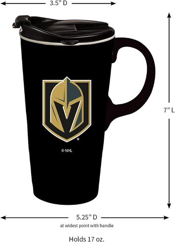 Team Sports America Boxed Travel Latte Cup, Vegas Golden Knights in Saudi Arabia