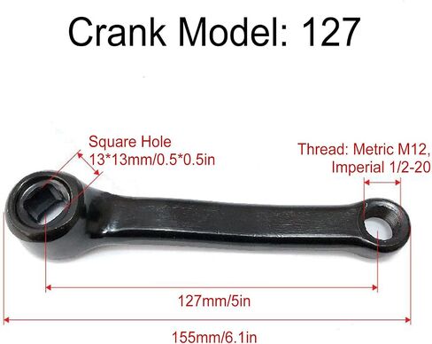 Bike Pedal Arm - Chain Crank Arm | 127mm Replacement Parts Accessory for Track Urban Racing Road Cycling Long-Distance Riding Trail Training in Saudi Arabia