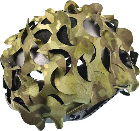 Cutting Type Breathable Mesh Tactical Helmet Cover Tactical Fast Helmet Cover in Size M/L in Saudi Arabia