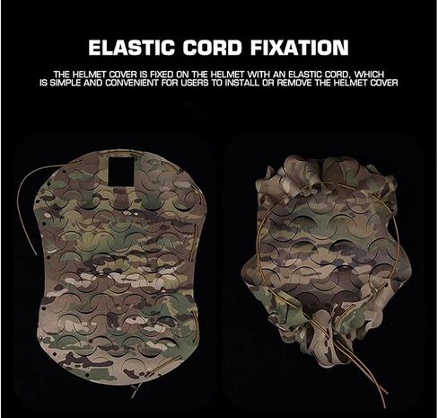 Cutting Type Breathable Mesh Tactical Helmet Cover Tactical Fast Helmet Cover in Size M/L in Saudi Arabia