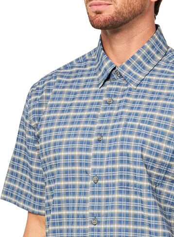 قميص Eddie Bauer الرجالي Pack It Seersucker بأكمام قصيرة in Kuwait