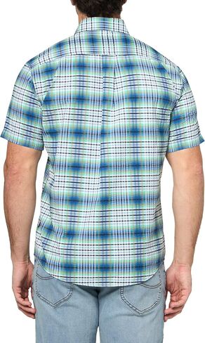 قميص Eddie Bauer الرجالي Pack It Seersucker بأكمام قصيرة in Kuwait