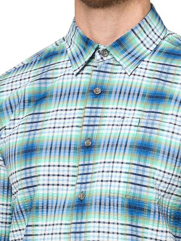 قميص Eddie Bauer الرجالي Pack It Seersucker بأكمام قصيرة in Kuwait