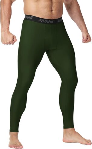 Runhit Men's BJJ Rash Guard Jiu Jitsu Compression Spats Pants No Gi MMA Leggings Martial Arts Sports Tights Base Layer in Saudi Arabia