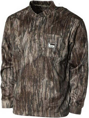 قميص هينلي مصنوع من الصوف للرجال ذو نطاقات in Kuwait