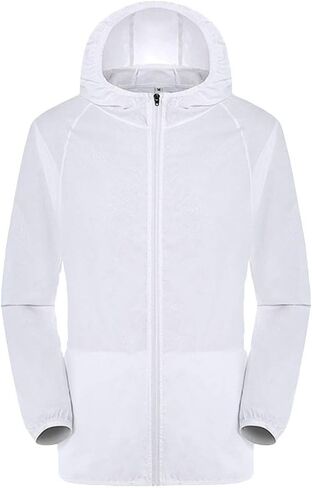 JiXiang Mens Rain Coat Lightweight Packable Hiking Outdoor Hooded Rain Jackets Zip Up Athletic Waterproof Windbreaker Jackets in Saudi Arabia