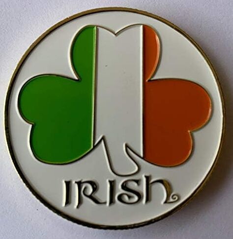 New Irish Lucky Clover Oversized Pocket Coin with Removable Golf Ball Marker in Saudi Arabia
