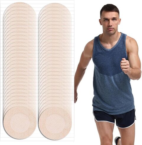 60 Piece Nipple Covers for Men Nipple Guards Anti Chafing Nip Guards Invisible Nipples Shield Stickers Disposable Nipples Protector for Running Sports Gym Daily Wear(30 Pairs) in Saudi Arabia