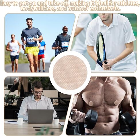 60 Piece Nipple Covers for Men Nipple Guards Anti Chafing Nip Guards Invisible Nipples Shield Stickers Disposable Nipples Protector for Running Sports Gym Daily Wear(30 Pairs) in Saudi Arabia
