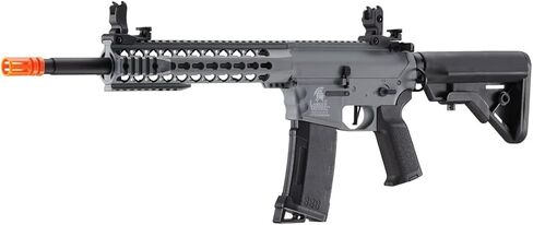 Lancer التكتيكية Gen 3 القابلة للبرمجة Trigger Hellion MLOCK 10" Evo RIS نايلون بوليمر M4 Airsoft MLOK AEG مع بطارية ليبو وشاحن (يتضمن ETU وMOSFET) in Kuwait