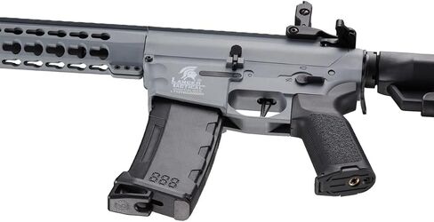 Lancer التكتيكية Gen 3 القابلة للبرمجة Trigger Hellion MLOCK 10" Evo RIS نايلون بوليمر M4 Airsoft MLOK AEG مع بطارية ليبو وشاحن (يتضمن ETU وMOSFET) in Kuwait