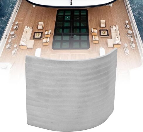 Heavy Duty Aluminum Deck Corner Cap for Pontoon Boat Rounded Corner 90 Deg 3-9/16in to 3-5/8in Top 4-1/16in to 4-3/16in in Saudi Arabia