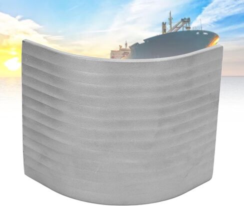 Heavy Duty Aluminum Deck Corner Cap for Pontoon Boat Rounded Corner 90 Deg 3-9/16in to 3-5/8in Top 4-1/16in to 4-3/16in in Saudi Arabia
