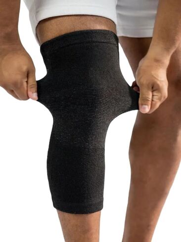 Bamboo Knee Sleeves, Knee Compression Sleeve Women Men Elastic Warm Slip-on Recovery Knee Brace for Arthritis Knee Pain in Saudi Arabia