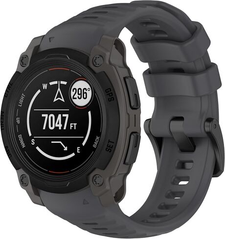 Fit for Garmin instinct E 40mm 45mm Watch Bands Women Men, Adjustable Sport Soft Silicone Replacement Bands Straps Wristbands Fit for Garmin instinctE Smartwatch in Saudi Arabia