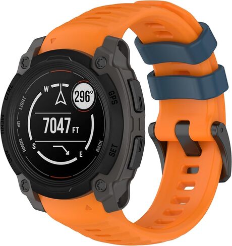 Fit for Garmin instinct E 40mm 45mm Watch Bands Women Men, Adjustable Sport Soft Silicone Replacement Bands Straps Wristbands Fit for Garmin instinctE Smartwatch in Saudi Arabia