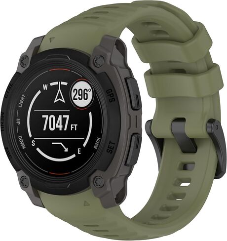 Fit for Garmin instinct E 40mm 45mm Watch Bands Women Men, Adjustable Sport Soft Silicone Replacement Bands Straps Wristbands Fit for Garmin instinctE Smartwatch in Saudi Arabia