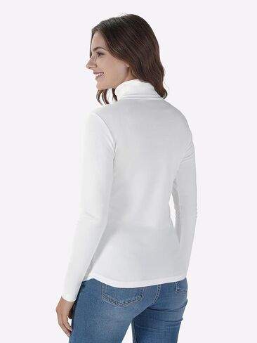 Women's Turtleneck Long Sleeve Shirts Slim Fitted Based Thermal Underwear Lightweight Active Shirt Fall Clothes 2025 in Saudi Arabia