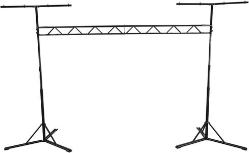 Rockville RLT8 300lb DJ Lighting Truss System, Flat-Base Stability, Foldable T-Bars, Modular Design, Perfect for Mobile DJs and Event Pros in Saudi Arabia