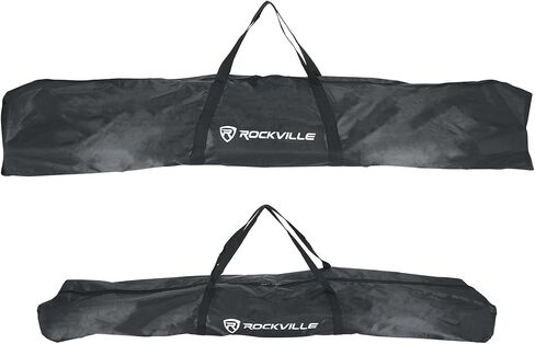 Rockville RLT8 300lb DJ Lighting Truss System, Flat-Base Stability, Foldable T-Bars, Modular Design, Perfect for Mobile DJs and Event Pros in Saudi Arabia