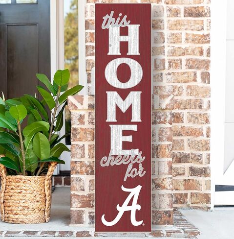 KH Sports Fan Indiana Hoosiers هذا هتاف المنزل للشرفة أصغر حجما، 11x46 بوصة، علامة Hoosiers في الهواء الطلق؛ أظهر روح فريقك مع لوحة إنديانا هوسيرز هذه in Kuwait
