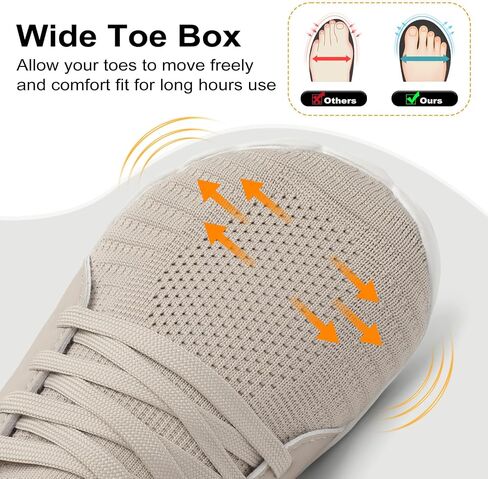 حذاء جري نسائي من relxfeet حافي القدمين حذاء عريض عند الأصابع بدون قطرة حذاء بسيط خفيف الوزن يسمح بالتهوية للمشي في صالة الألعاب الرياضية والمشي لمسافات طويلة in Kuwait