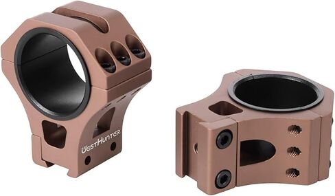 WestHunter Optics حلقات نطاق تتوافق بدقة 11 مم، حامل نطاق تكتيكي 34 مم مع محول 1 بوصة و30 مم | 36 ملم / 1.42 بوصة ارتفاع المركز in Kuwait