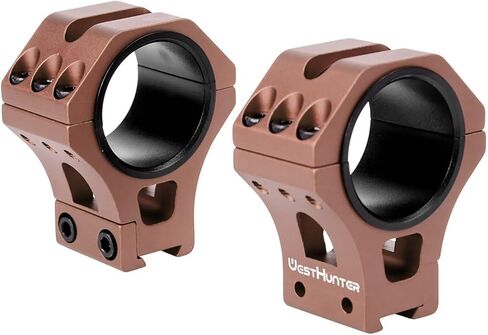 WestHunter Optics حلقات نطاق تتوافق بدقة 11 مم، حامل نطاق تكتيكي 34 مم مع محول 1 بوصة و30 مم | 36 ملم / 1.42 بوصة ارتفاع المركز in Kuwait