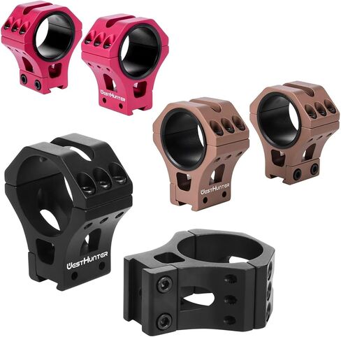 WestHunter Optics حلقات نطاق تتوافق بدقة 11 مم، حامل نطاق تكتيكي 34 مم مع محول 1 بوصة و30 مم | 36 ملم / 1.42 بوصة ارتفاع المركز in Kuwait