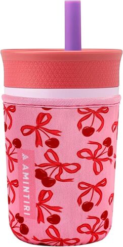 كم لطيف للأطفال Owala 12oz وZak Cup 15oz، غطاء من النيوبرين متوافق مع بهلوان Owala Kids، كوب Zak، زجاجة مياه مقاومة للخدش للأولاد والبنات إلى المدرسة (البحرية دينو) in Kuwait