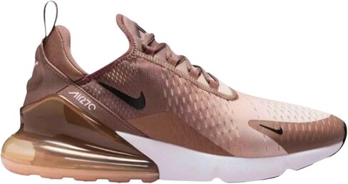 حذاء التدريب Nike Air Max 270 للرجال، بني مينك/أسود-بلانك/أوريوود براون IB7751-200. in Saudi Arabia