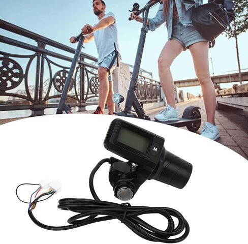 Electric Throttle Grip Set, 805 LCD Display, Electric Scooter Half Throttle Grip with LCD Panel for 22.5mm Handlebars in Saudi Arabia