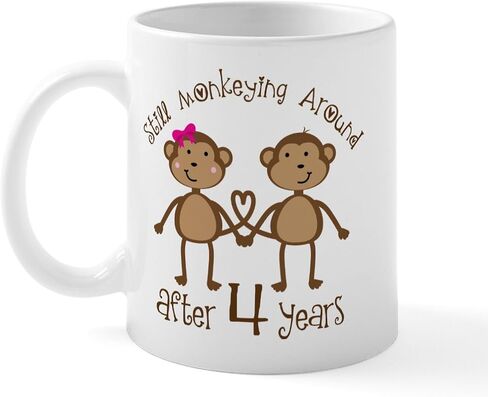 CafePress See No Evil Sock Monkeys أكواب 11 أونصة (325 مل) كوب قهوة من السيراميك in Saudi Arabia