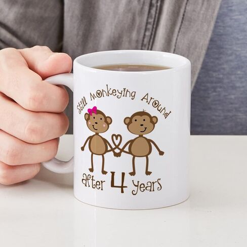 CafePress See No Evil Sock Monkeys أكواب 11 أونصة (325 مل) كوب قهوة من السيراميك in Saudi Arabia