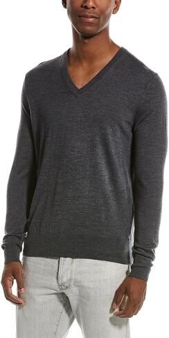 Brooks Brothers Mens Washable Merino Wool V-Neck Sweatshirt Sweater, in Saudi Arabia