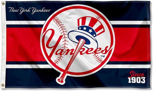 WinCraft NY Yankees Retro Vintage Throwback 3x5 Foot Grommet Banner Flag in Saudi Arabia