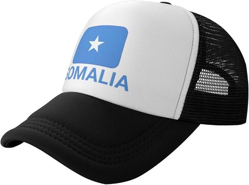 National Flag Trucker Hat Adjustable Patriotic Mesh Baseball Cap Outdoor Hat Cap for Men Women in Kuwait
