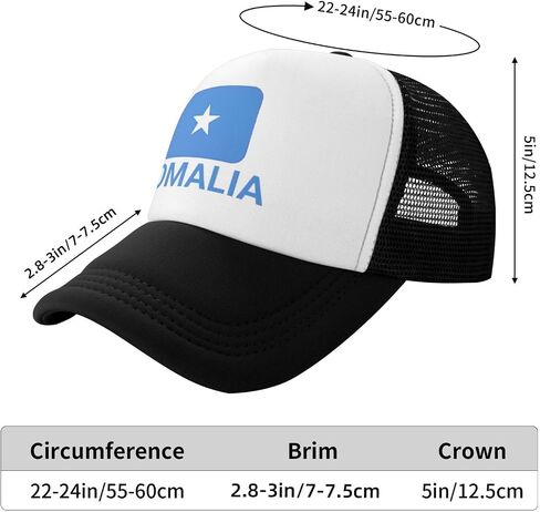 National Flag Trucker Hat Adjustable Patriotic Mesh Baseball Cap Outdoor Hat Cap for Men Women in Kuwait