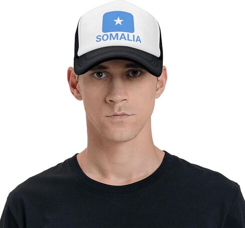 National Flag Trucker Hat Adjustable Patriotic Mesh Baseball Cap Outdoor Hat Cap for Men Women in Kuwait