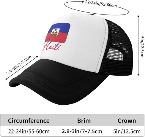 National Flag Trucker Hat Adjustable Patriotic Mesh Baseball Cap Outdoor Hat Cap for Men Women in Kuwait